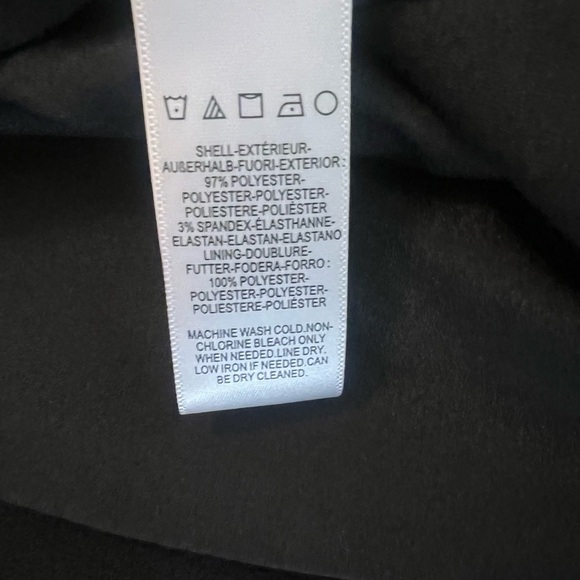 Dress the Population Bettie Black Cocktail Dress High Low Ruffled Hem Size Large - Picture 2 of 7